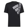 Camiseta de Manga Corta Hombre Adidas Big Badge Negro
