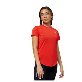 Camiseta de Manga Corta Mujer New Balance Accelerate Rojo