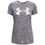 Camiseta de Manga Corta Mujer Under Armour Tech Twist Gris 8 Años