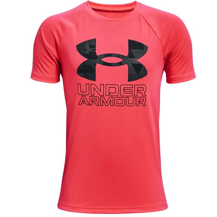Camiseta de Manga Corta Infantil Under Armour Tech Hybrid Rojo 14-16 Años Camiseta de Manga Corta Infantil Under Armour Tech Hybrid Rojo 14-16 Años