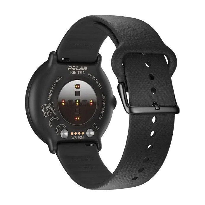 Polar IGNITE 3 Reloj Deportivo Inteligente con GPS, Pantalla AMOLED Táctil de 1.28", 30 ATM, Banda Silicona S/L Negra, Monitor Cardíaco, Seguimiento Multideporte Polar IGNITE 3 Reloj Deportivo Inteligente con GPS, Pantalla AMOLED Táctil de 1.28", 30 ATM, Banda Silicona S/L Negra, Monitor Cardíaco, Seguimiento Multideporte