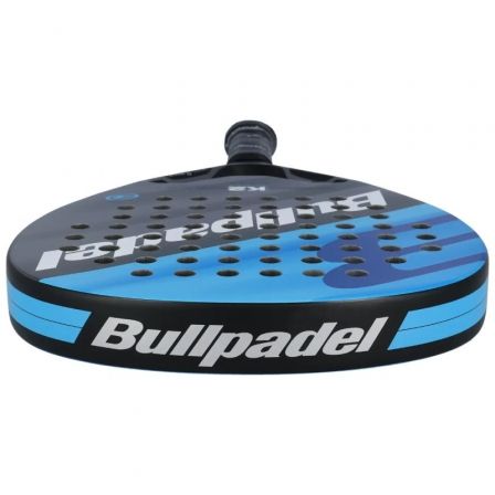 Bullpadel K2 POWER 23 Pala de Pádel K2 Power 2023 Potencia Diamante Goma Eva Soft Carbono y Vidrio Avanzado Gris y Azul