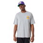 Camiseta de Manga Corta Hombre New Era 60332201 Gris (S)