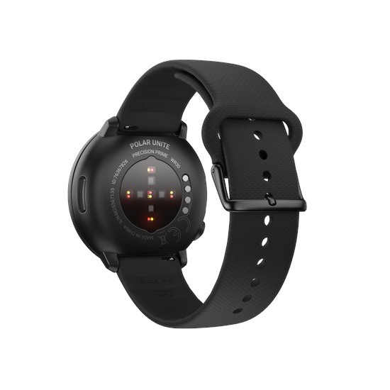Polar Unite Reloj Deportivo Negro, Pulsera S-L, con Monitor de Frecuencia Cardíaca, GPS vía Teléfono, Resistente al Agua