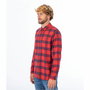 Camisa de Manga Larga Hombre Hurley Portland Organic Rojo Carmesí
