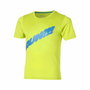 Camiseta de Manga Corta Infantil Asics Run Verde limón