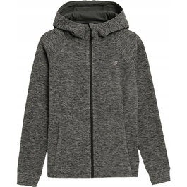 Sudadera con Capucha Mujer 4F Fleece Gris