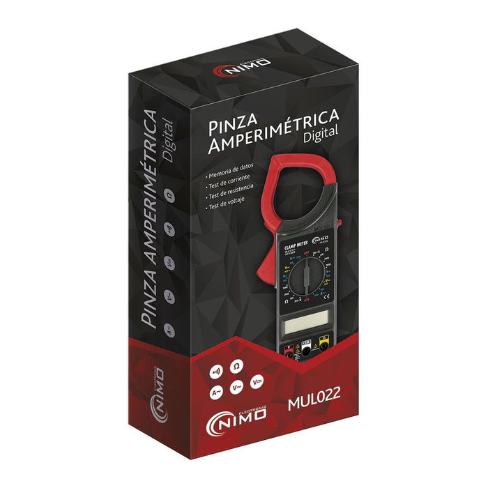 Nimo Mul022 Pinza Amperimétrica Multifunción 1000A CA Gran Capacidad 50mm Profesional Doméstico