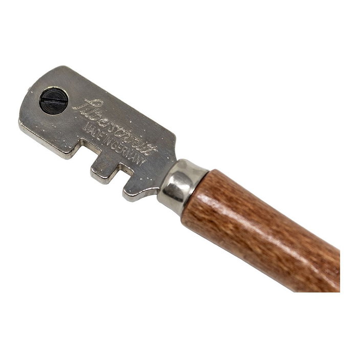 Silberschnit Cortador de vidrio profesional con mango de madera y 6 ruedas