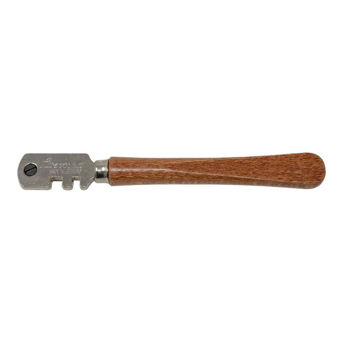 Silberschnit Cortador de vidrio profesional con mango de madera y 6 ruedas