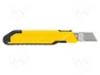 STANLEY Cuchillo de 18mm con filo extraíble acodado