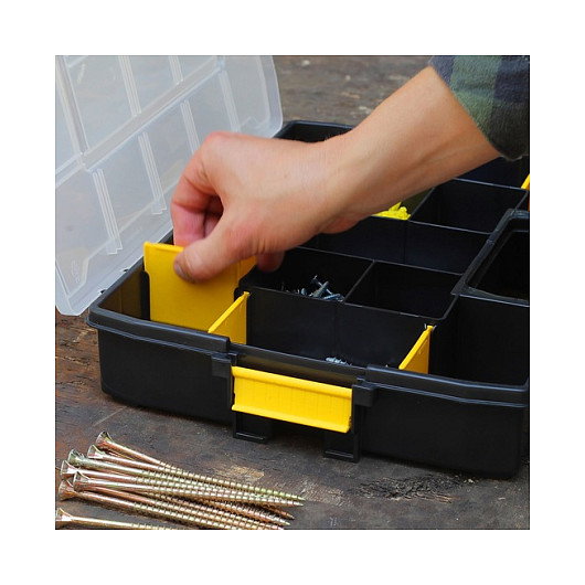 STANLEY Organizador Sortmaster Junior 14 Compartimentos STANLEY Organizador Sortmaster Junior 14 Compartimentos