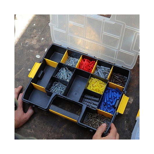 STANLEY Organizador Sortmaster Junior 14 Compartimentos STANLEY Organizador Sortmaster Junior 14 Compartimentos