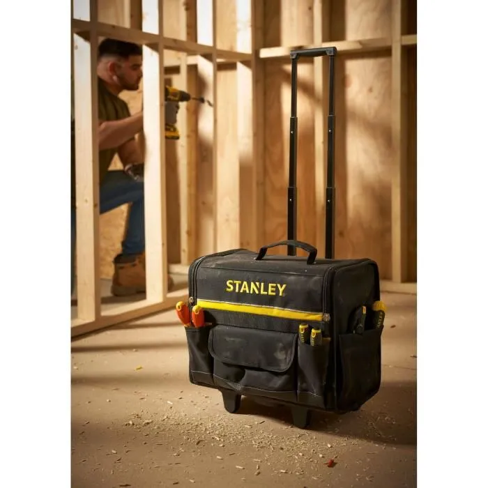 Stanley Bolsa de herramientas Softbag con ruedas 25L Denier 600x600mm Stanley Bolsa de herramientas Softbag con ruedas 25L Denier 600x600mm