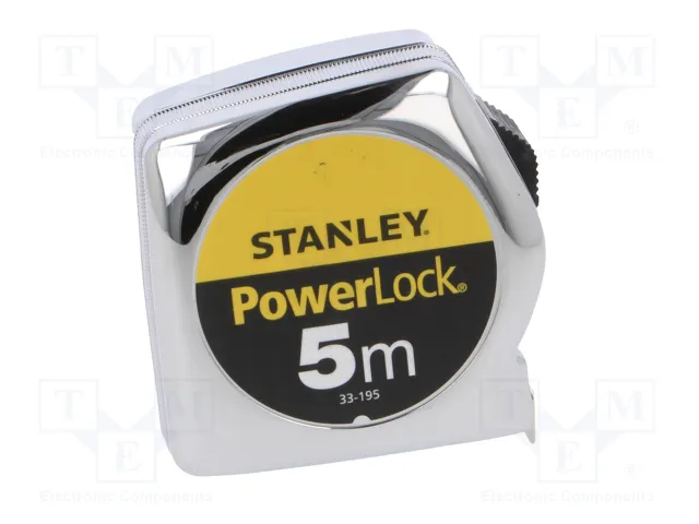 STANLEY Flexómetro PowerLock® 5 m, 25 mm, Amarillo