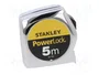 STANLEY Flexómetro PowerLock® 5 m, 25 mm, Amarillo