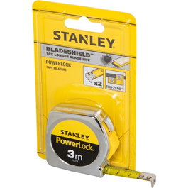 Stanley Cinta Métrica Powerlock de 3 m con Carcasa de Metal