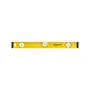 Stanley Nivel I-Beam 180 60cm con 3 viales (horizontal, vertical, orientable) para mediciones precisas +/- 1.5 mm/m