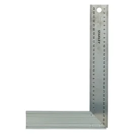 Stanley Cuadrado de carpintero 300mm Hoja Acero Inoxidable Graduación Milimétrica