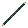 FABER-CASTELL Lápiz Bicolor Grueso 873 Rojo/Azul (Set de 12)