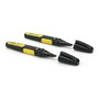 STANLEY Marcador FatMax 0-47-314 Punta Biselada Negro (Pack de 2)
