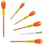 Stanley Juego de 6 destornilladores aislados 1000V Fatmax con probador