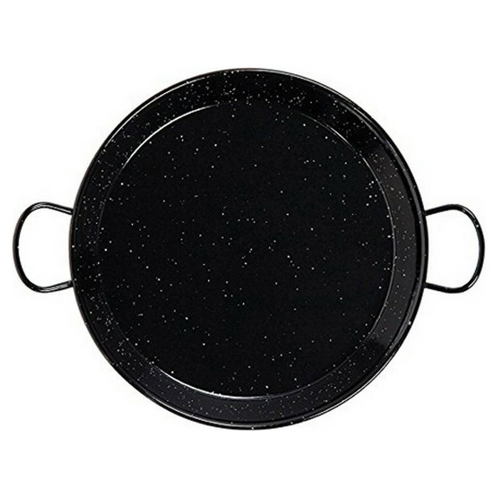 Vaello Paellera Tradicional de Acero Esmaltado de 42 cm (10 Personas) en Negro Vaello Paellera Tradicional de Acero Esmaltado de 42 cm (10 Personas) en Negro