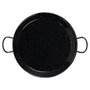 Vaello Paellera Tradicional de Acero Esmaltado de 42 cm (10 Personas) en Negro