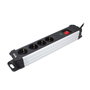 Regleta Enchufes 4 Tomas con interruptor TM Electron TMUAD404