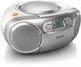 Philips AZ127/12 Radio y CD portátil con Casete y Bass Boost, Gris