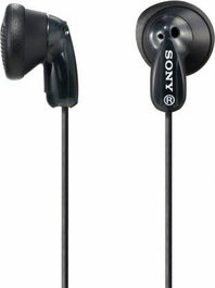 Sony Auriculares Intrauditivos MDR-E9LP con Imán de Neodimio, Jack 3.5mm, Negros - MDRE9LPB