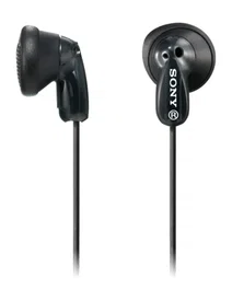 Sony Auriculares Intrauditivos MDR-E9LP con Conector Jack 3.5mm, Color Negro, Sonido con Graves Potentes, Imán de Neodimio, Diámetro 13.5mm, Frecuencia 18-22000Hz