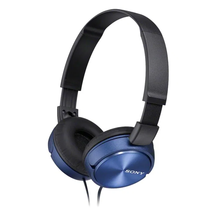Sony MDR-ZX310AP Auriculares Diadema Supraaurales Alámbricos con Micrófono, Jack 3.5mm, Color Azul