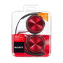 Sony MDRZX310APR Auriculares con Micrófono Rojos
