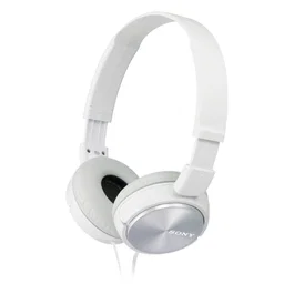 Sony Auriculares Diadema con Micrófono, Blancos - Cómodos para Llamadas y Gaming