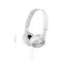 Sony MDRZX310APW Auriculares de diadema con micrófono - Blanco