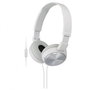Sony Auriculares Diadema con Micrófono, Blancos - Cómodos para Llamadas y Gaming