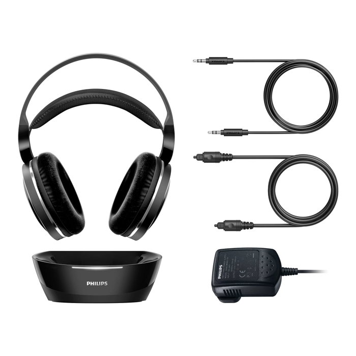 Philips SHD8850/12 Auriculares Inalámbricos para TV Negro Philips SHD8850/12 Auriculares Inalámbricos para TV Negro