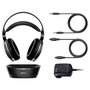 Philips SHD8850/12 Auriculares Inalámbricos para TV, Diadema Circumaural, Frecuencia 8 - 22500 Hz, Negro, Batería Recargable de 20 Horas