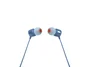 JBL Tune 110 Auriculares Intrauditivos Alámbricos con Micrófono, Conector Jack 3.5 mm, Azul