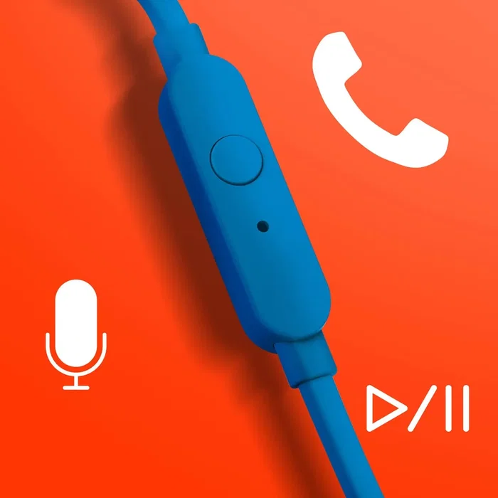 JBL Tune 110 Auriculares Intrauditivos con Micrófono Azul