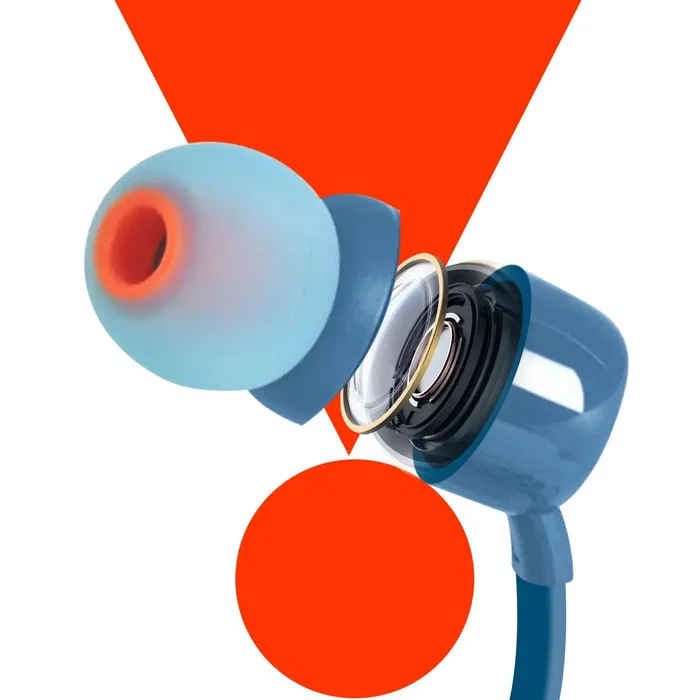 JBL Tune 110 Auriculares Intrauditivos con Micrófono Azul