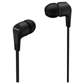 Philips Auriculares In-Ear con Micrófono, Negro - Ideal para Llamadas y Música en Movimiento