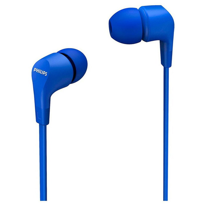 Philips TAE1105BL Auriculares Intrauditivos Azules con Micrófono