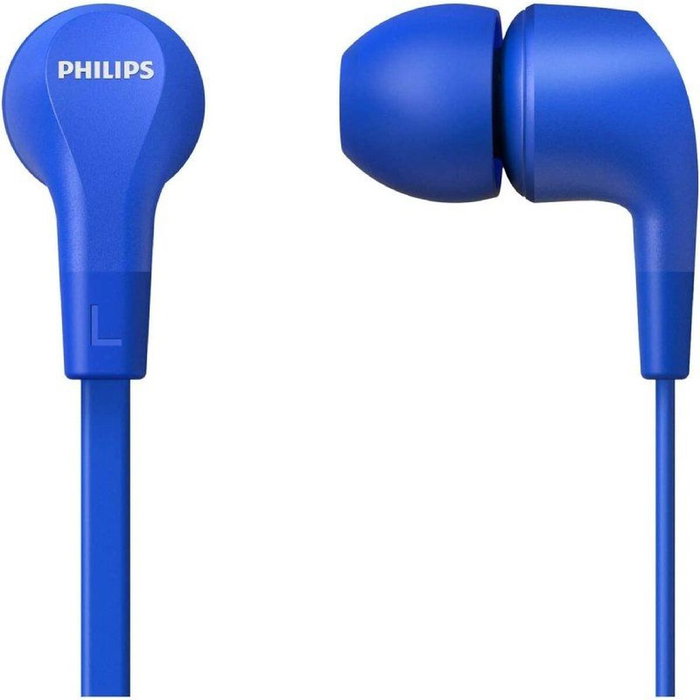 Philips TAE1105BL Auriculares Intrauditivos Azules con Micrófono