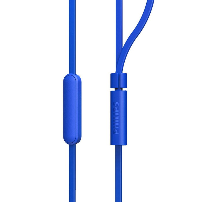 Philips TAE1105BL Auriculares Intrauditivos Azules con Micrófono
