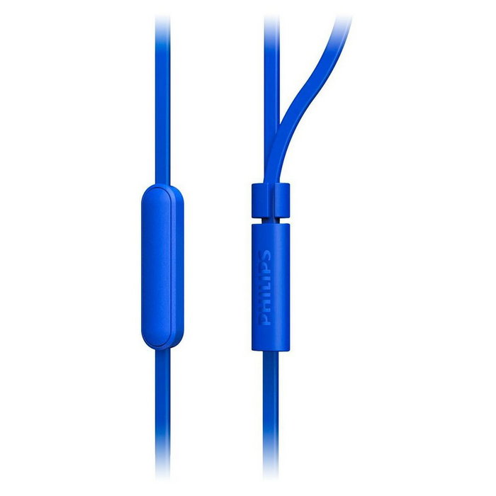 Philips TAE1105BL Auriculares Intrauditivos Azules con Micrófono