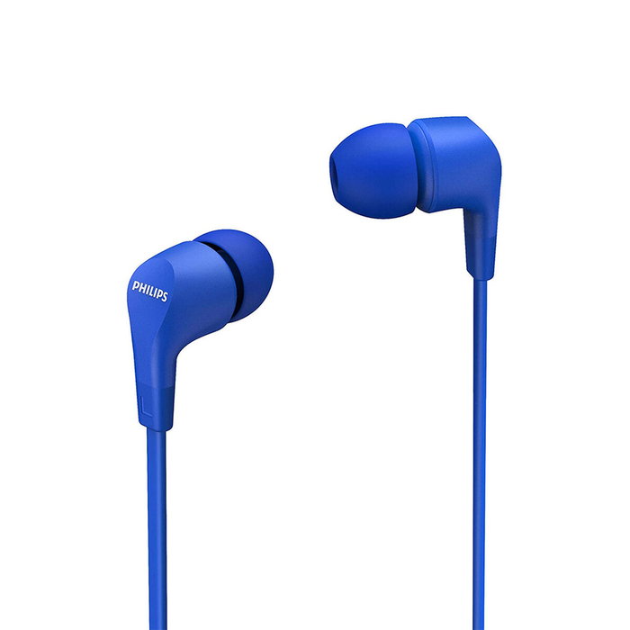 Philips TAE1105BL Auriculares Intrauditivos Azules con Micrófono
