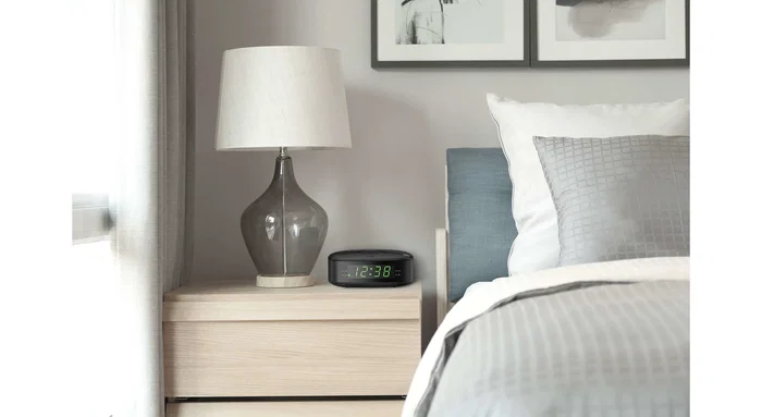 Philips TAR3205/12 Despertador Digital con Radio FM, Alarma LED Negro, 0.2W, 87.5-108 MHz