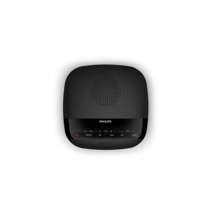 Philips TAR3205/12 Despertador Digital con Radio FM y Alarma Dual Negro Philips TAR3205/12 Despertador Digital con Radio FM y Alarma Dual Negro